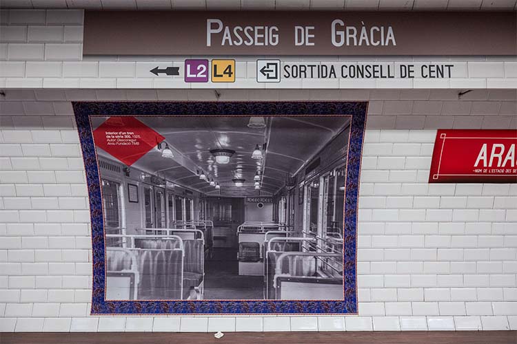 Postals d'època del metro en els seus inicis