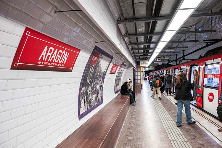 Records visuals dels primers anys del metro